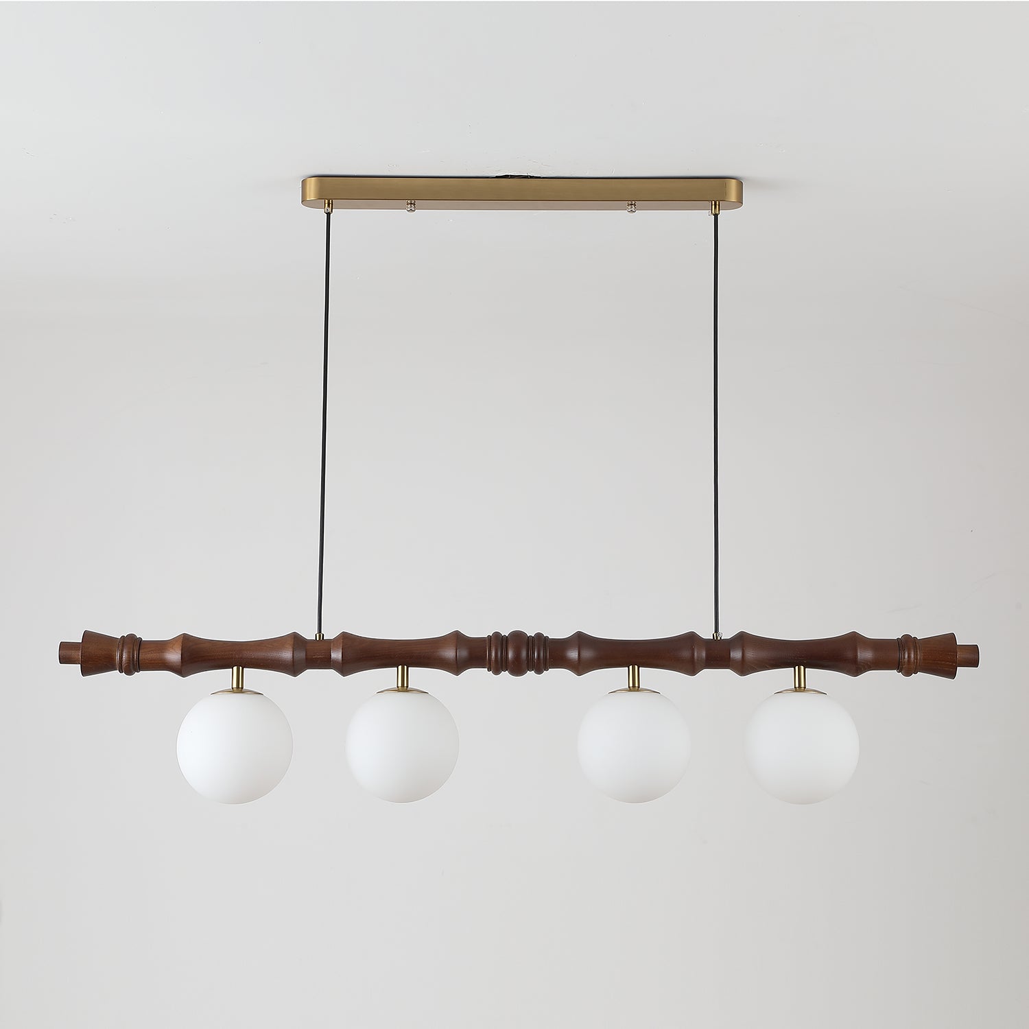 Bivio Wooden Pendant Light