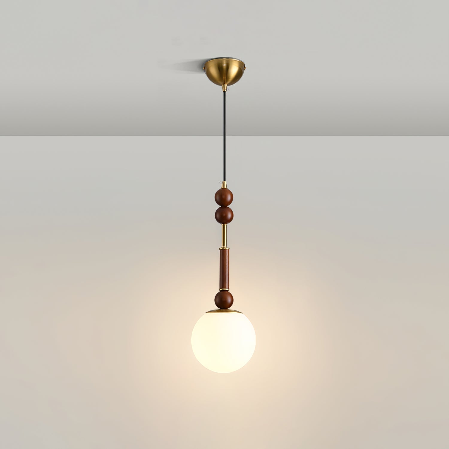 Yovelis Vintage Wood Pendant Lamp-Neutral Decor