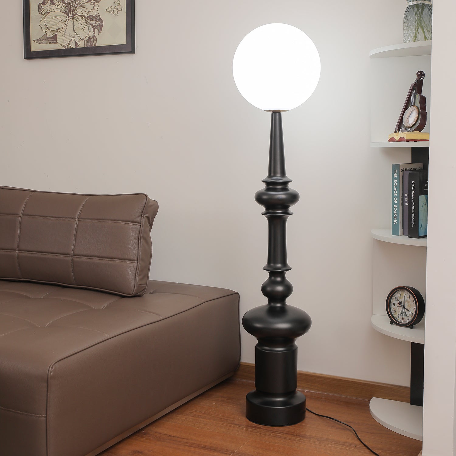 Riroxen Floor Lamp Roman Column-Neutral Decor
