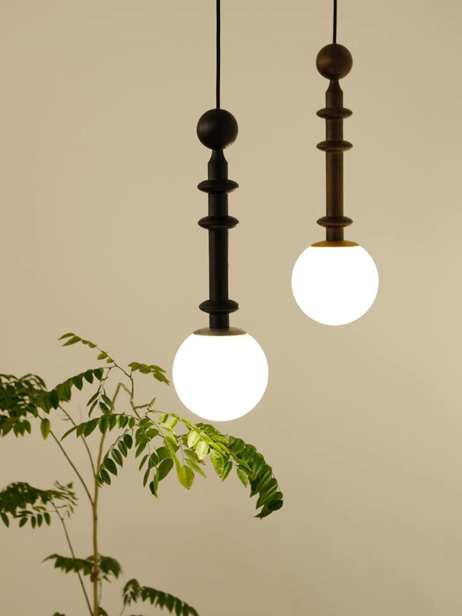 Barvel Wood Industrial Pendant Light-Neutral Decor