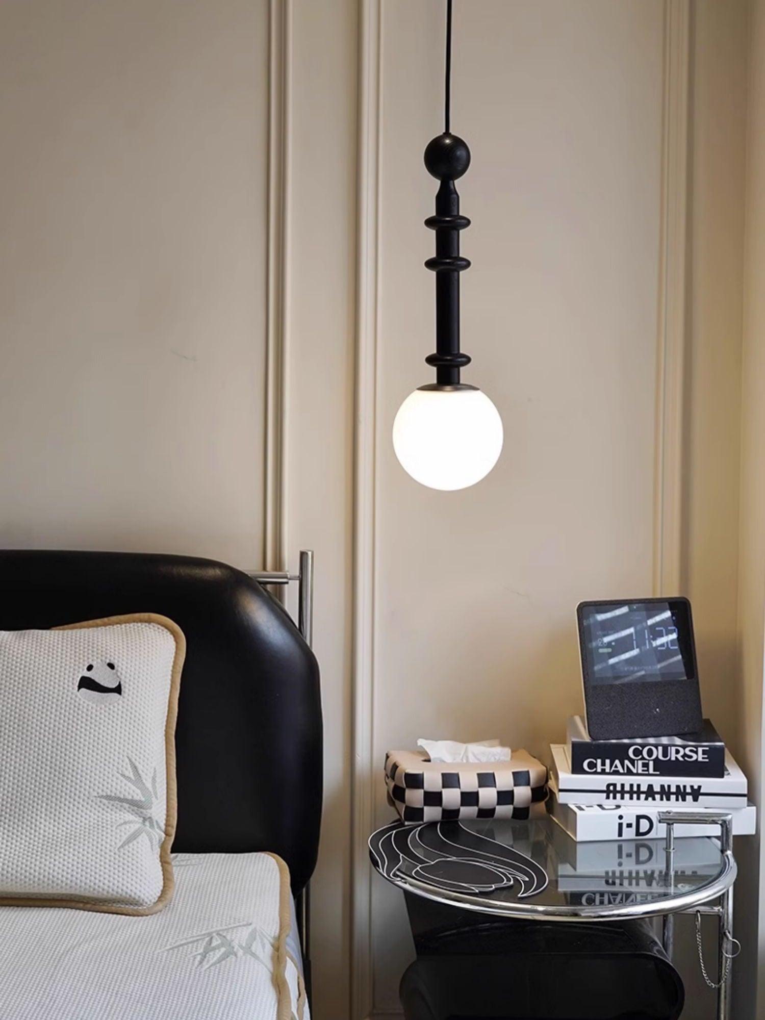 Barvel Wood Industrial Pendant Light-Neutral Decor