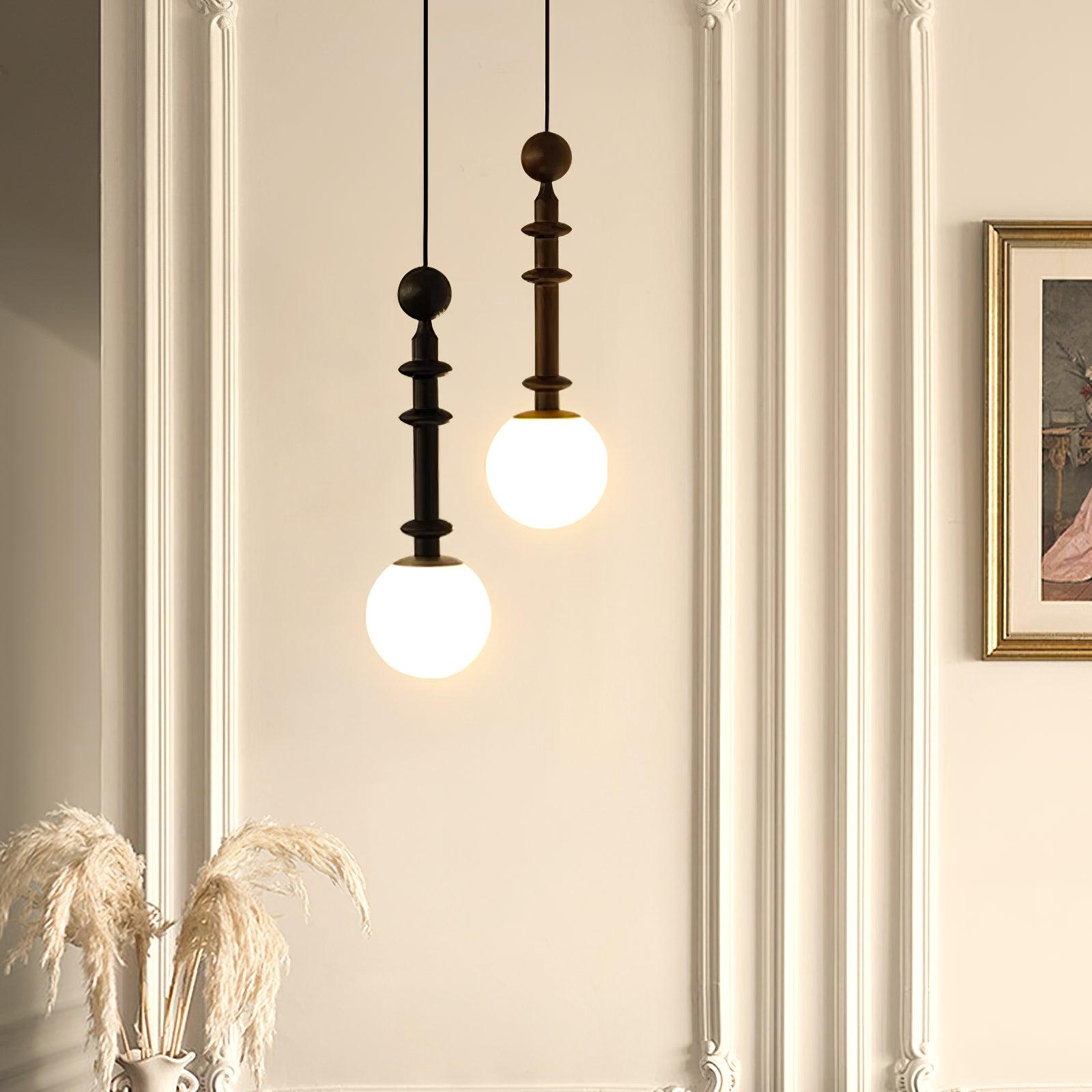 Barvel Wood Industrial Pendant Light-Neutral Decor