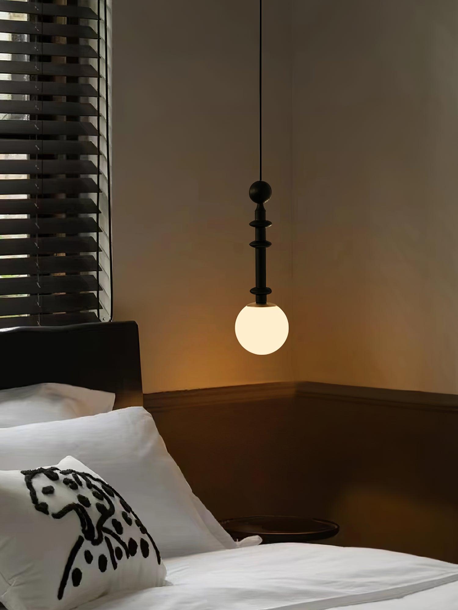 Barvel Wood Industrial Pendant Light-Neutral Decor