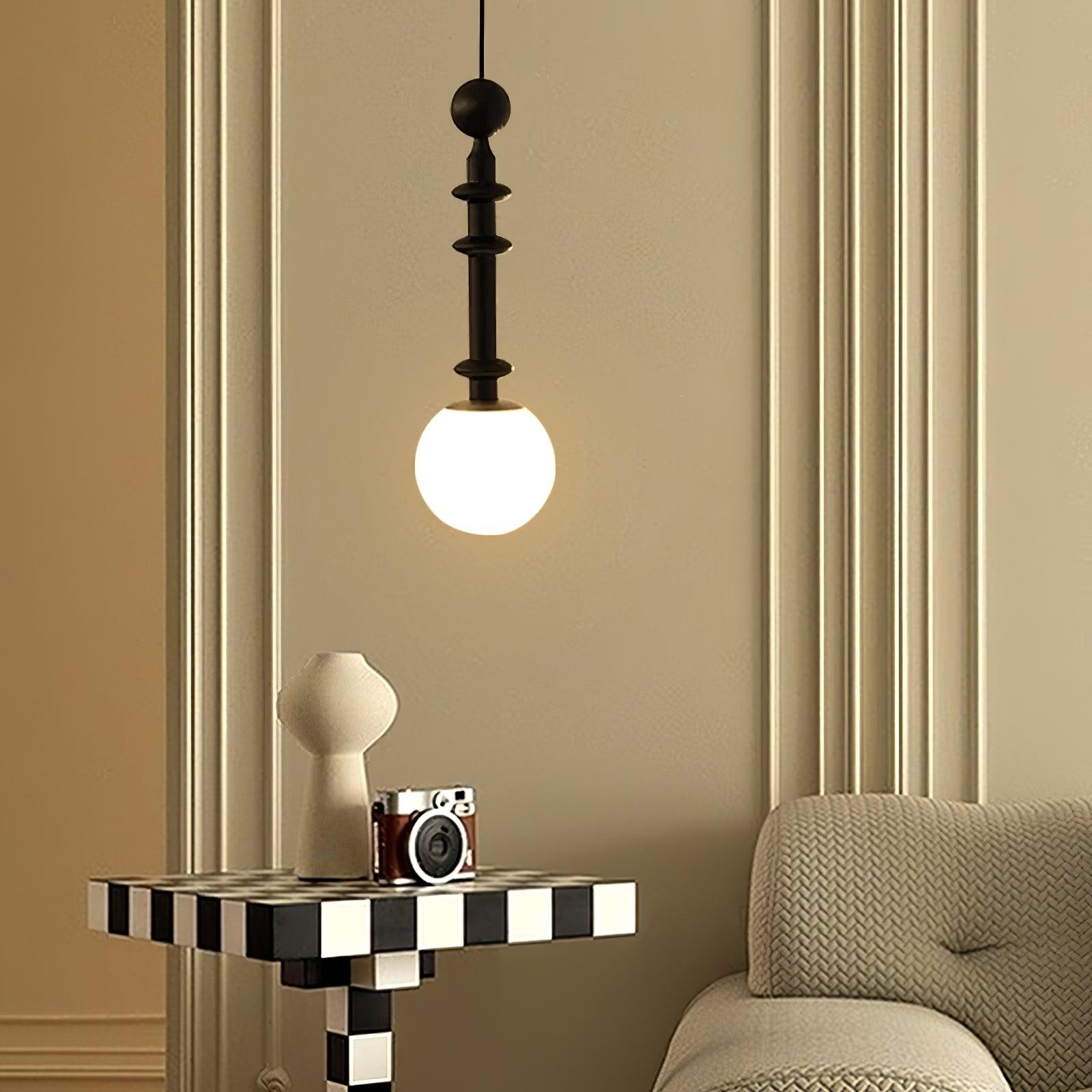 Barvel Wood Industrial Pendant Light-Neutral Decor