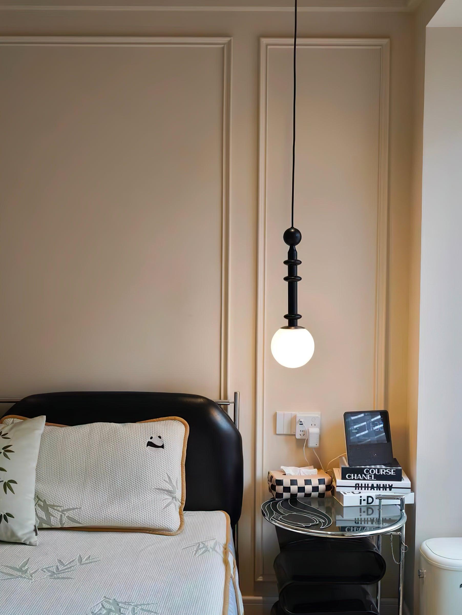 Barvel Wood Industrial Pendant Light-Neutral Decor