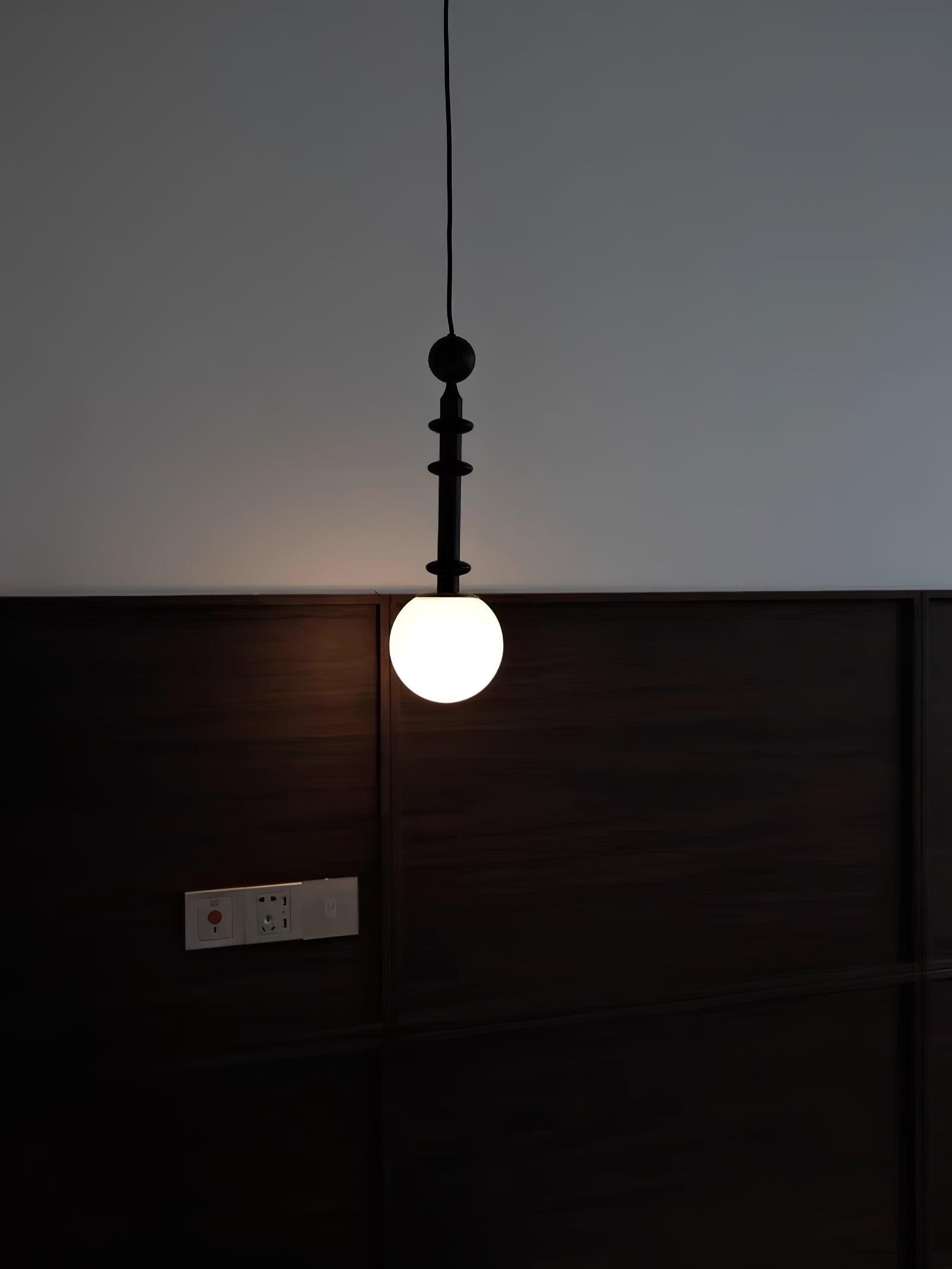 Barvel Wood Industrial Pendant Light-Neutral Decor