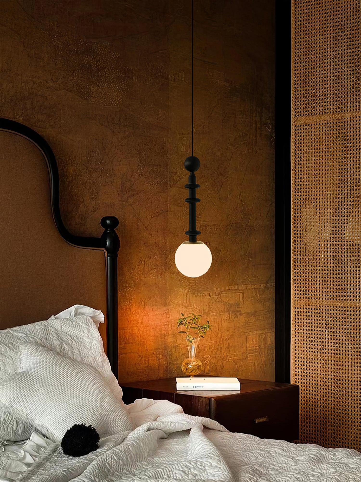 Barvel Wood Industrial Pendant Light-Neutral Decor
