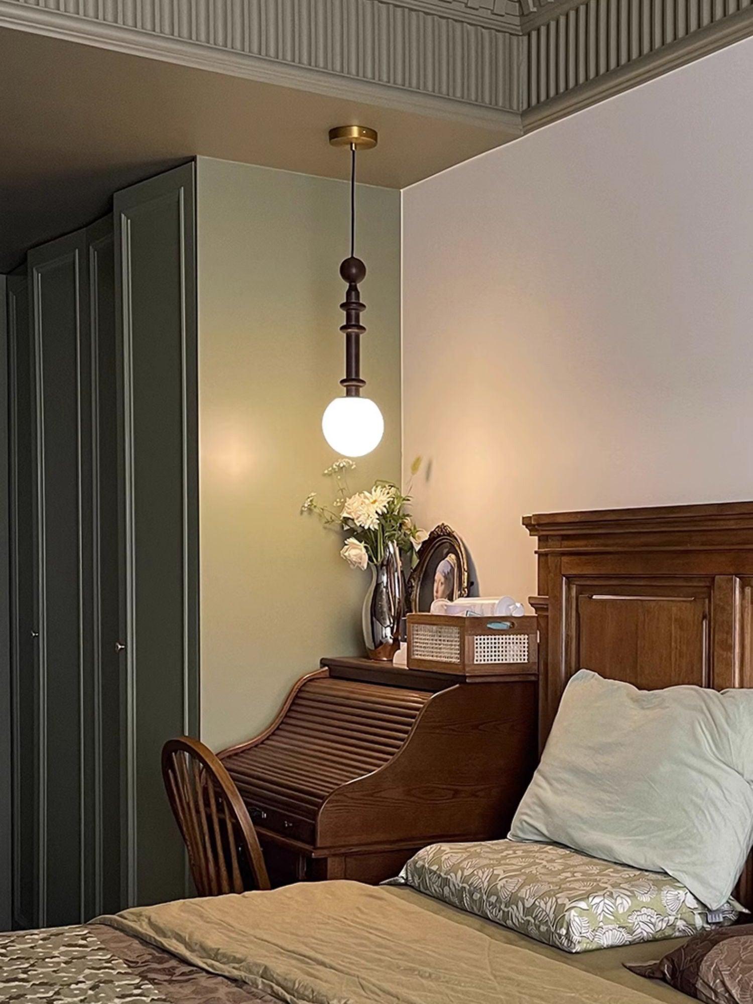 Barvel Wood Industrial Pendant Light-Neutral Decor