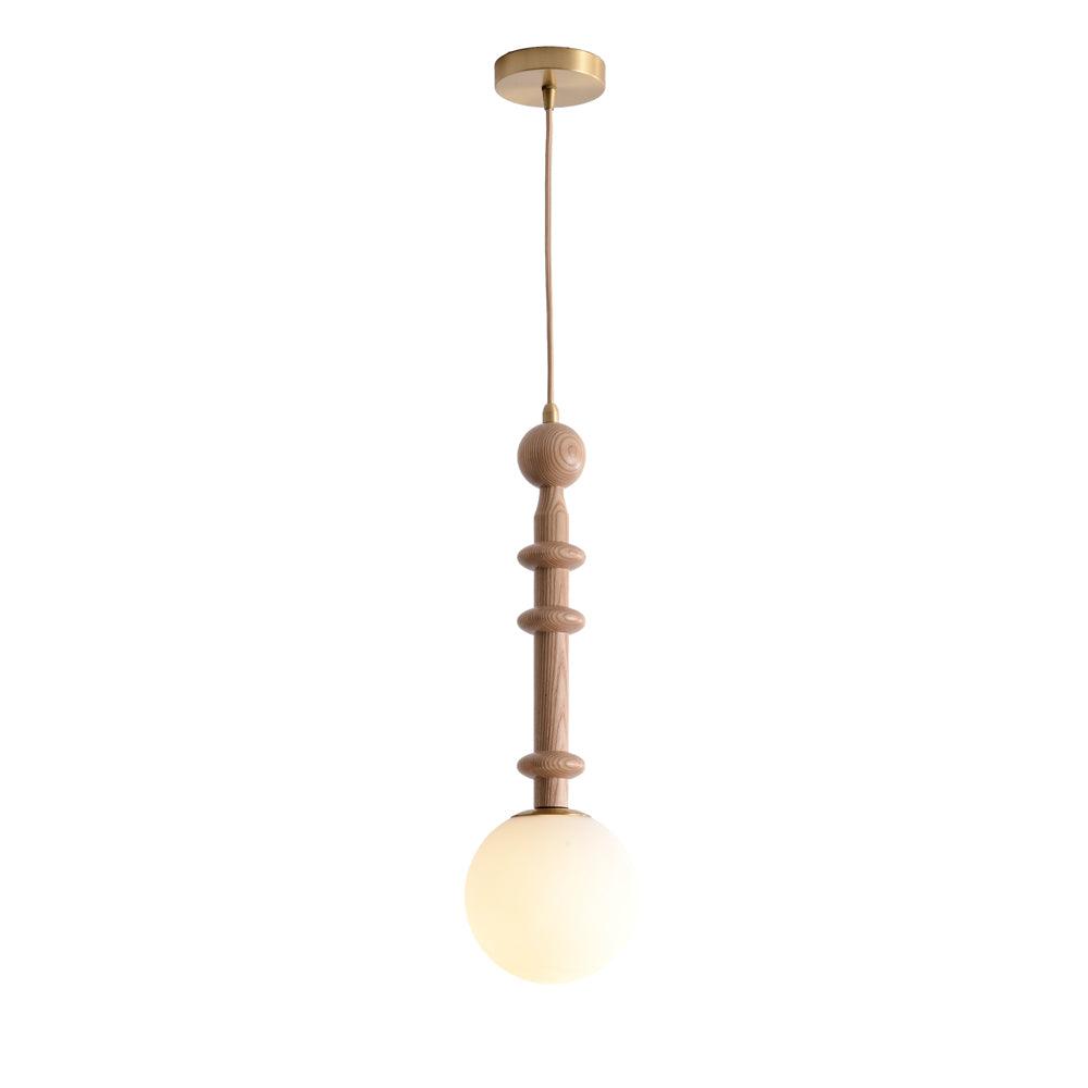 Barvel Wood Industrial Pendant Light-Neutral Decor