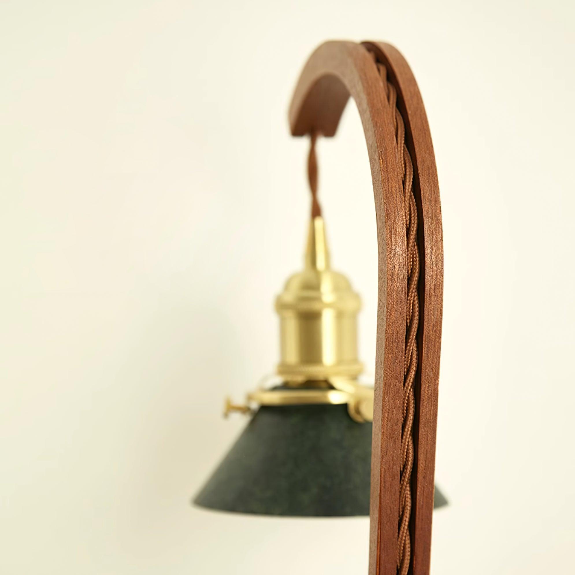 Luxen Wood Mid-Century Modern Table Lamp-Neutral Decor
