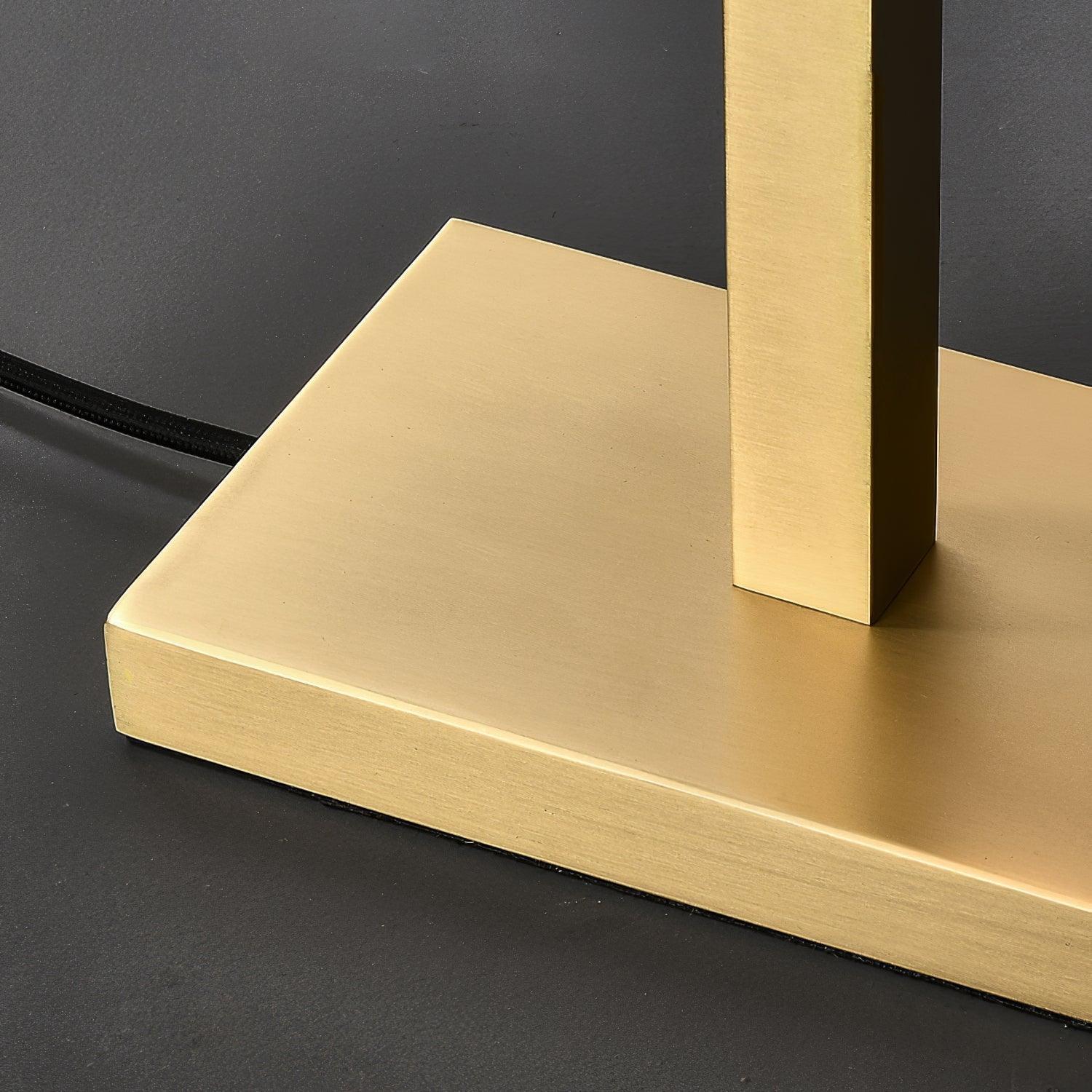 Blyn Brass Glass Artistic Table Lamp-Neutral Decor