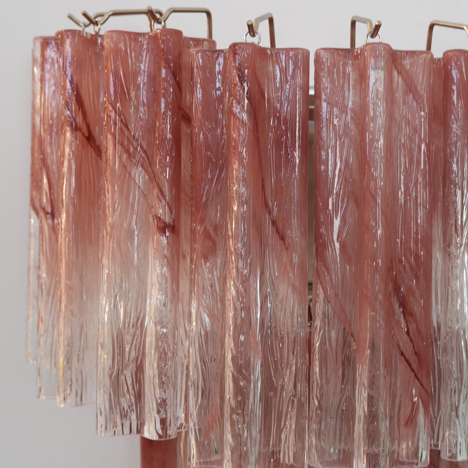 Aurora Wall Light Rose Glass Blades Romantic Watercolor-Neutral Decor