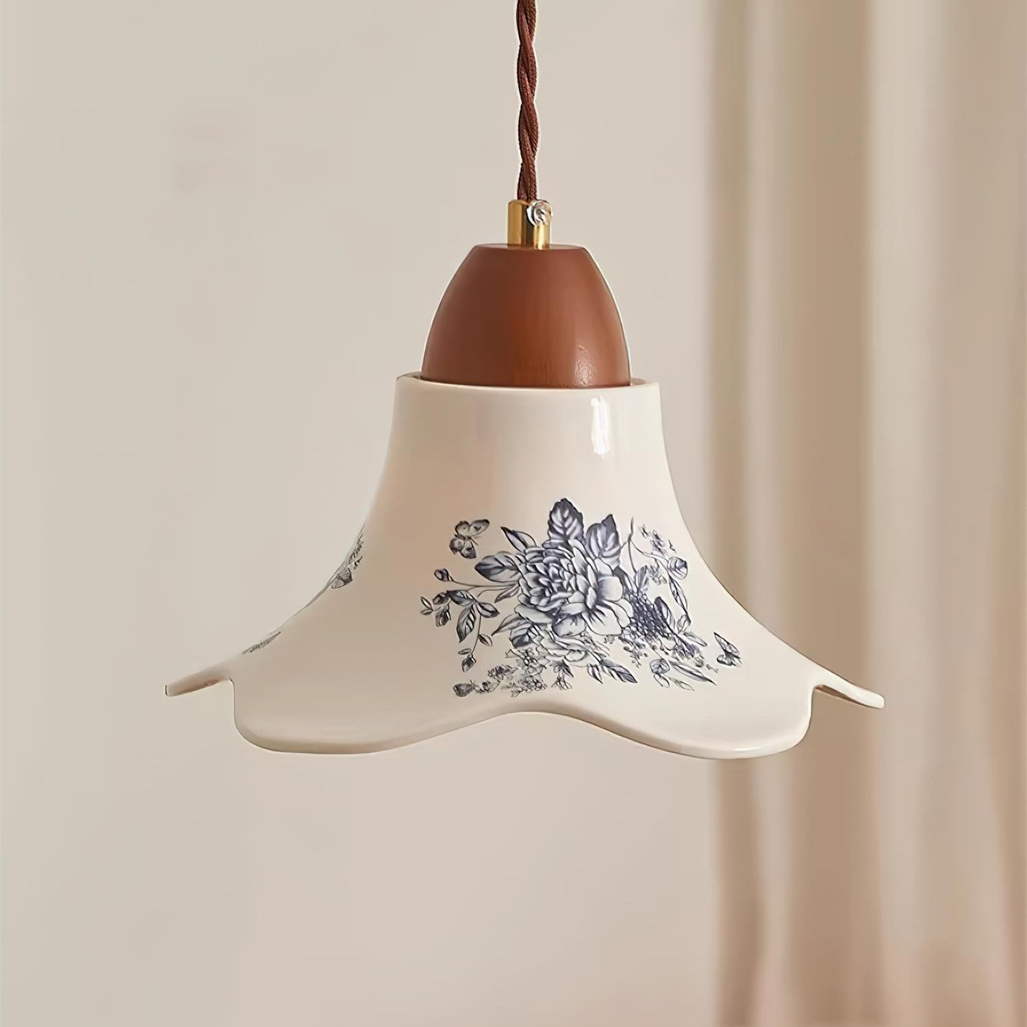Porcelain Blossom Pendant Lights - Neutralighting