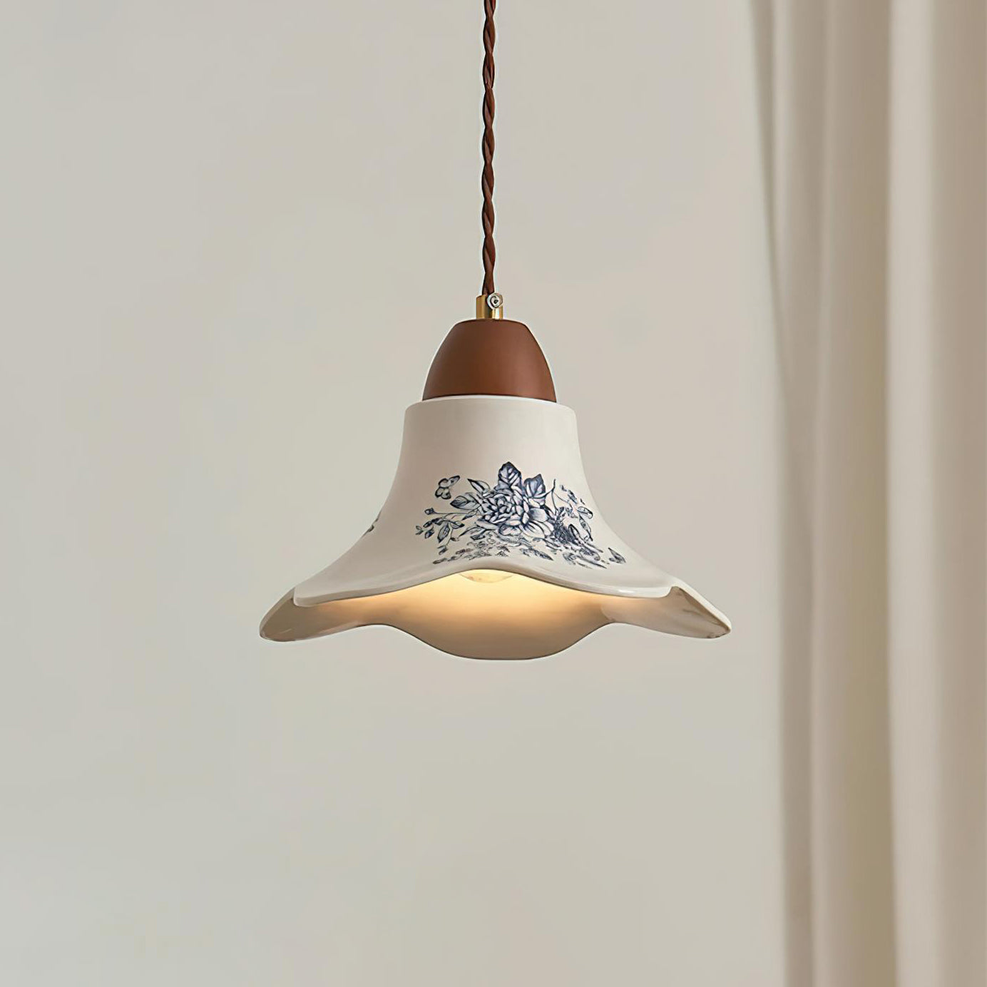 Porcelain Blossom Pendant Lights - Neutralighting