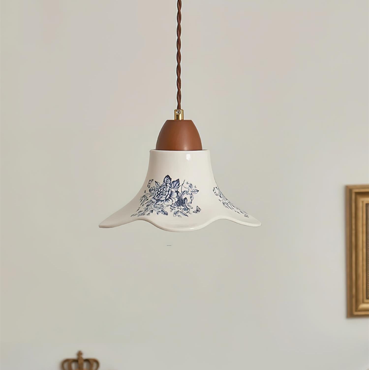 Porcelain Blossom Pendant Lights - Neutralighting