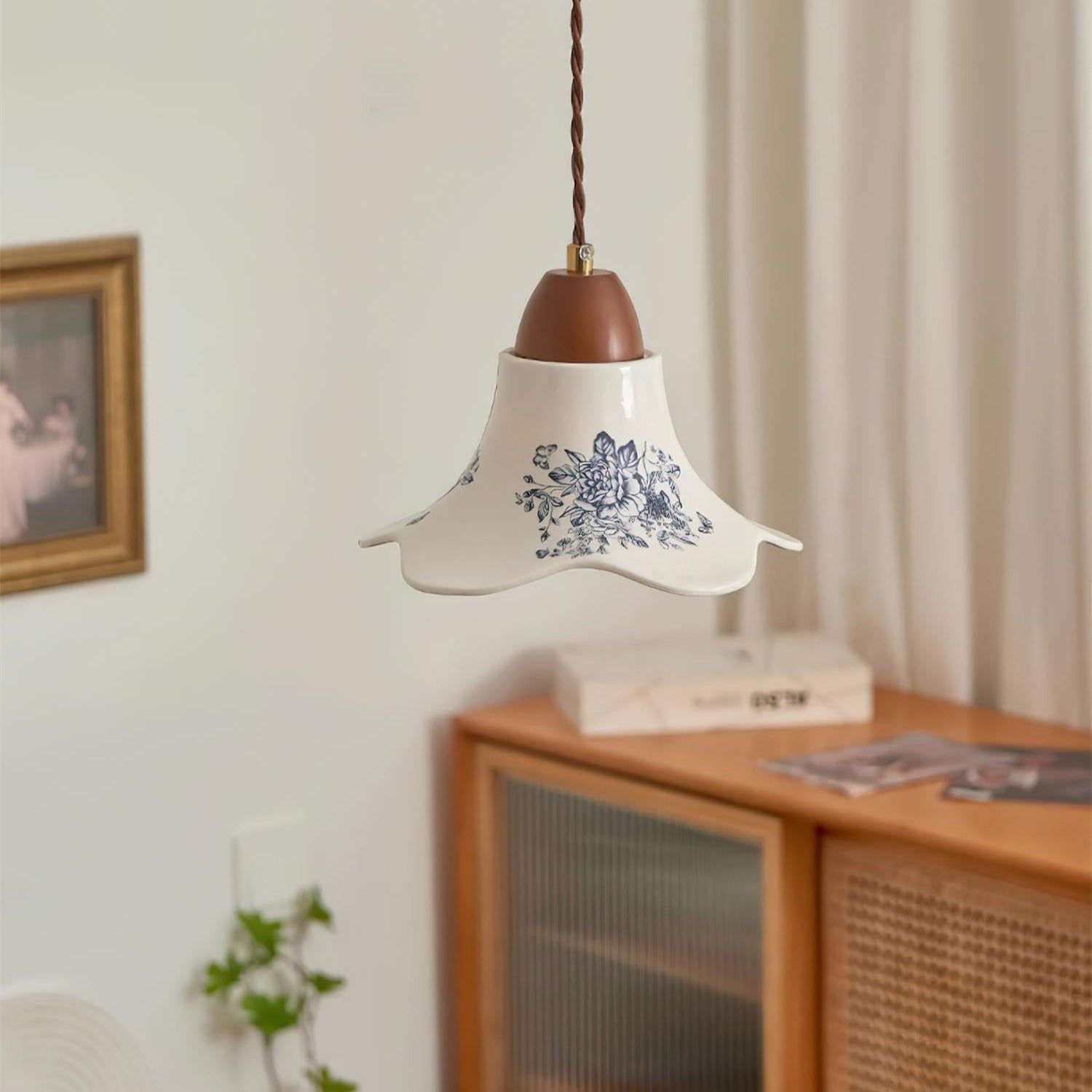 Porcelain Blossom Pendant Lights - Neutralighting