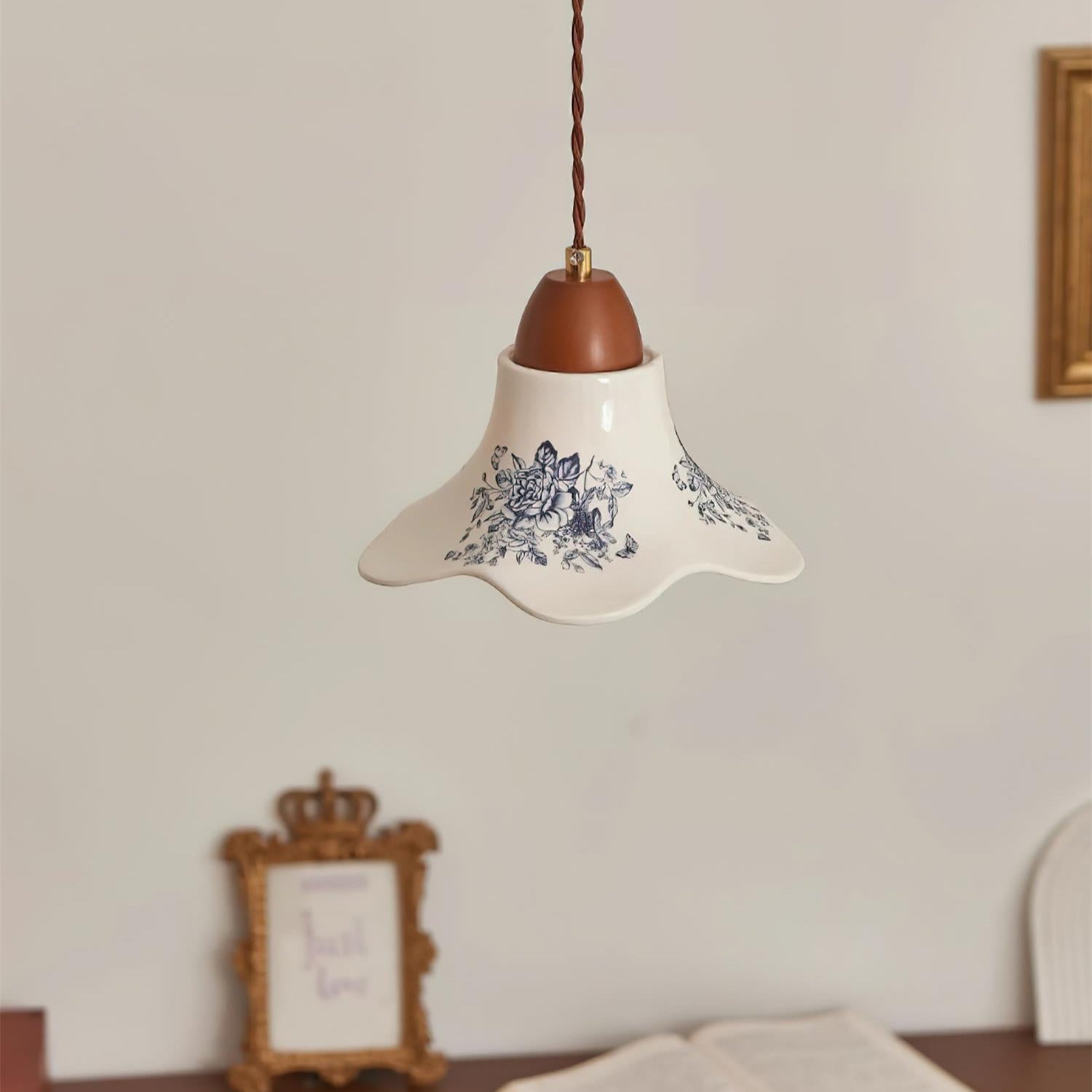 Porcelain Blossom Pendant Lights - Neutralighting