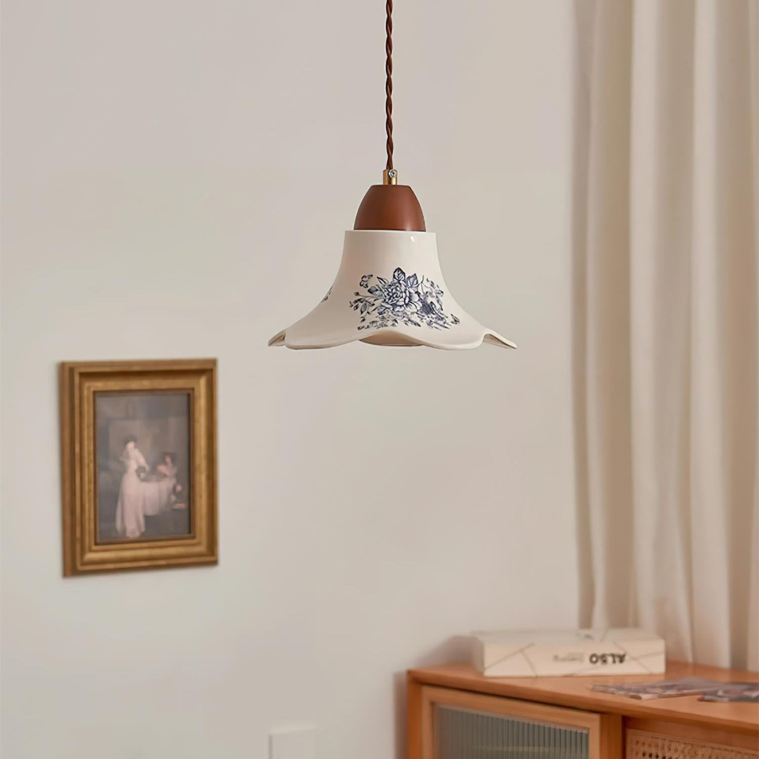 Porcelain Blossom Pendant Lights - Neutralighting