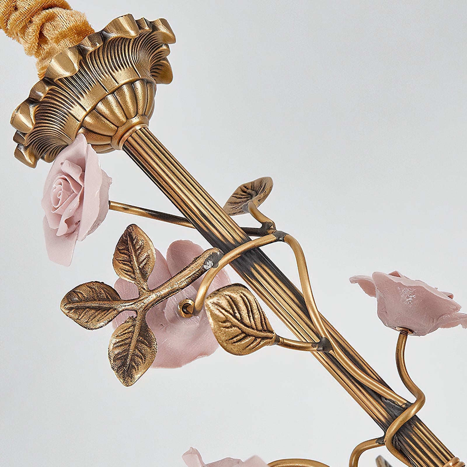 The Rosalie Chandelier adding a touch of elegance to a dining area.