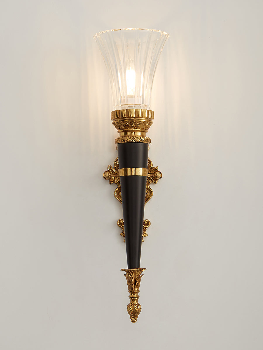 Side profile of the Rosalinda Torch Wall Lamp.
