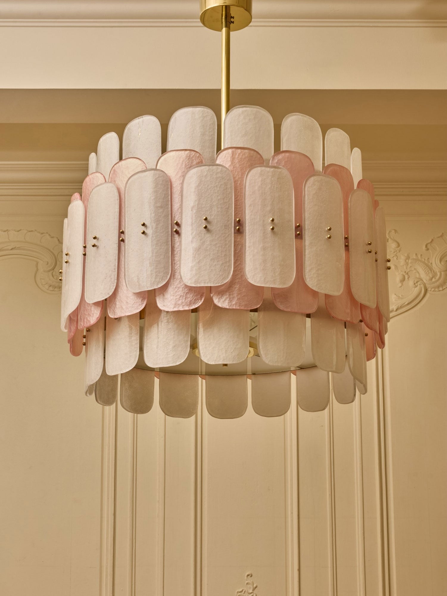 Rosalinne Petal Chandelier-Neutral Decor