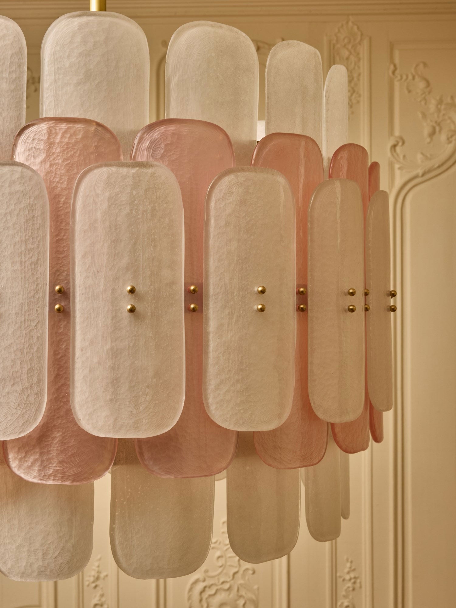 Rosalinne Petal Chandelier-Neutral Decor