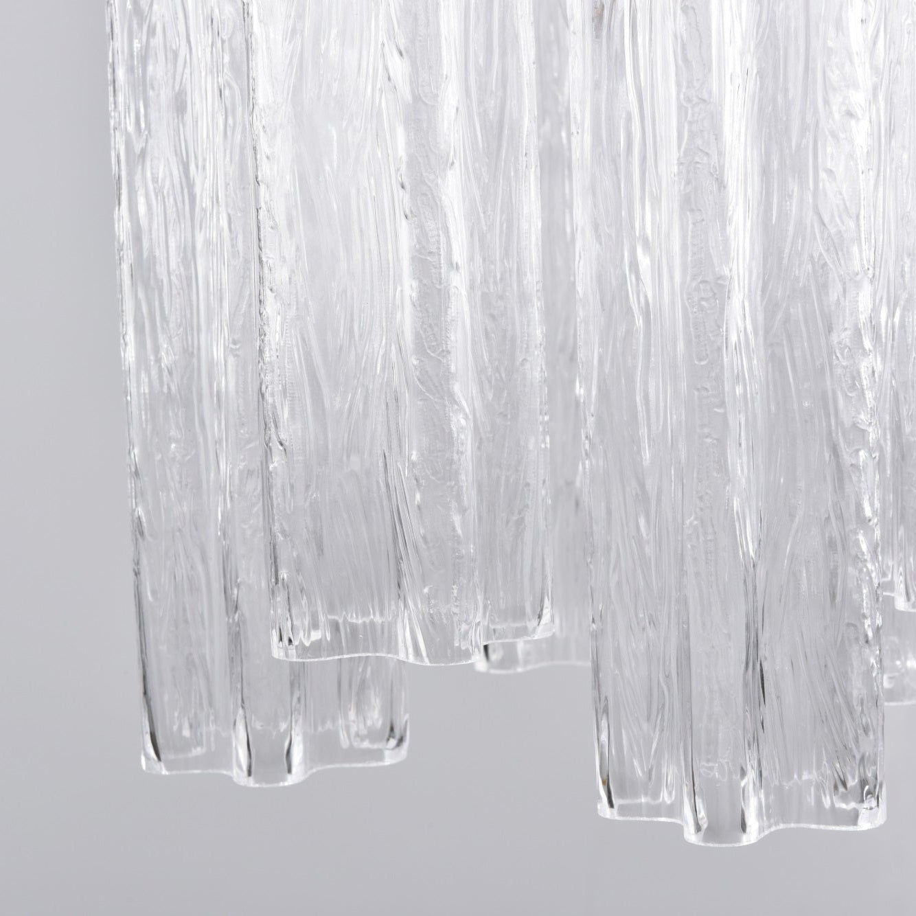 Aurora Chandelier Pink Gradient Murano Glass-Neutral Decor