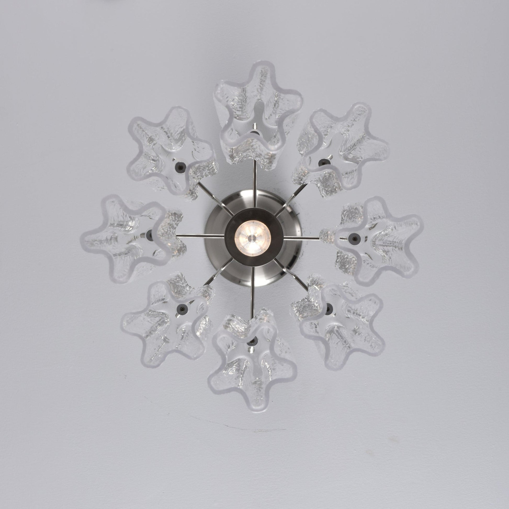 Aurora Chandelier Pink Gradient Murano Glass-Neutral Decor