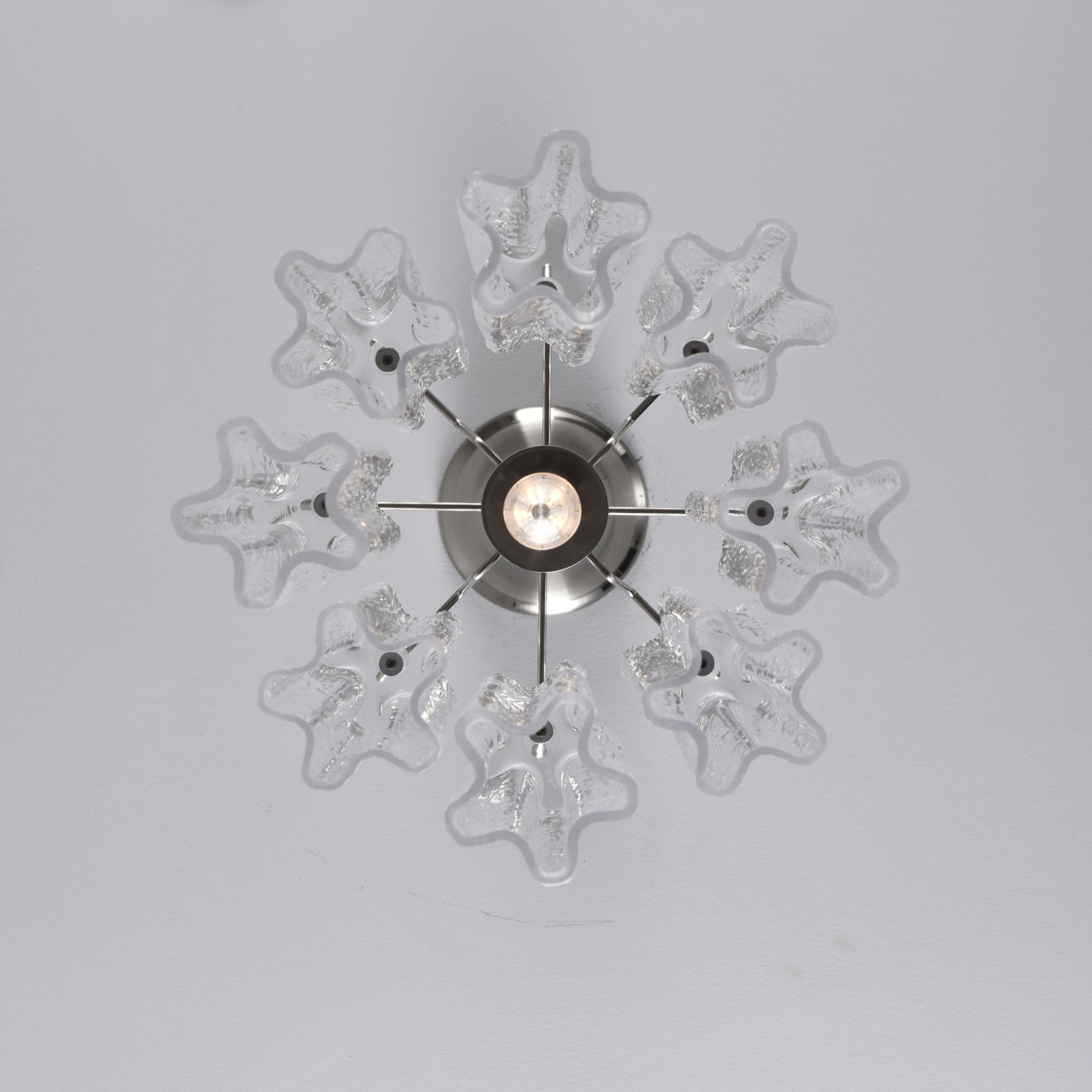 Aurora Chandelier Pink Gradient Murano Glass-Neutral Decor