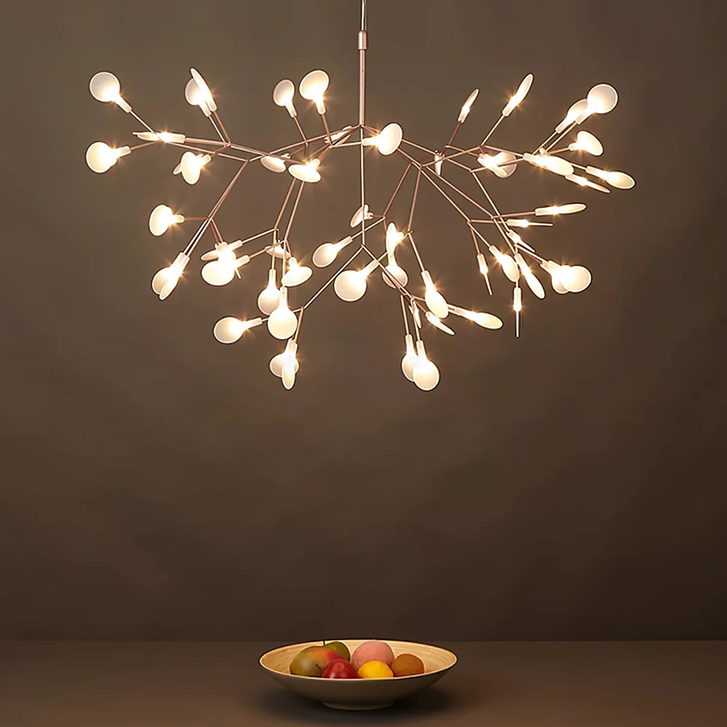 Lior Unique Sputnik Art Deco Firefly Chandelier. Living Room/ Bedroom - Neutral Decor