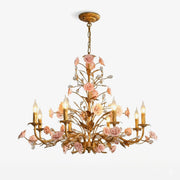 Rose Chandelier-Neutral Decor