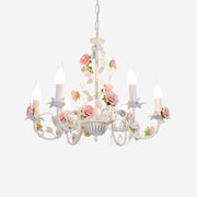 Evelisse Vintage White Chandelier