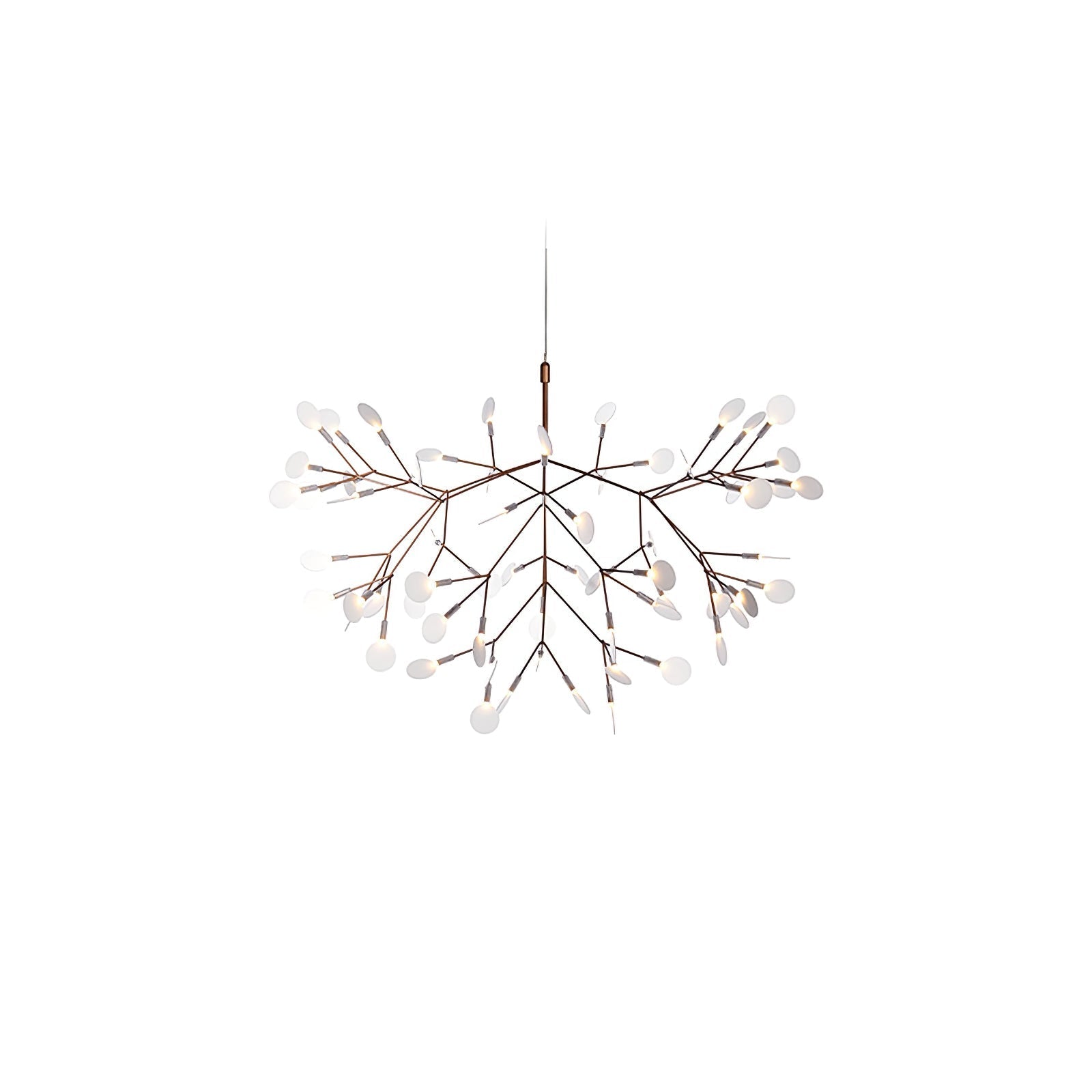 Lustra Chandelier Rose Gold Firefly LED Branch-Neutral Decor