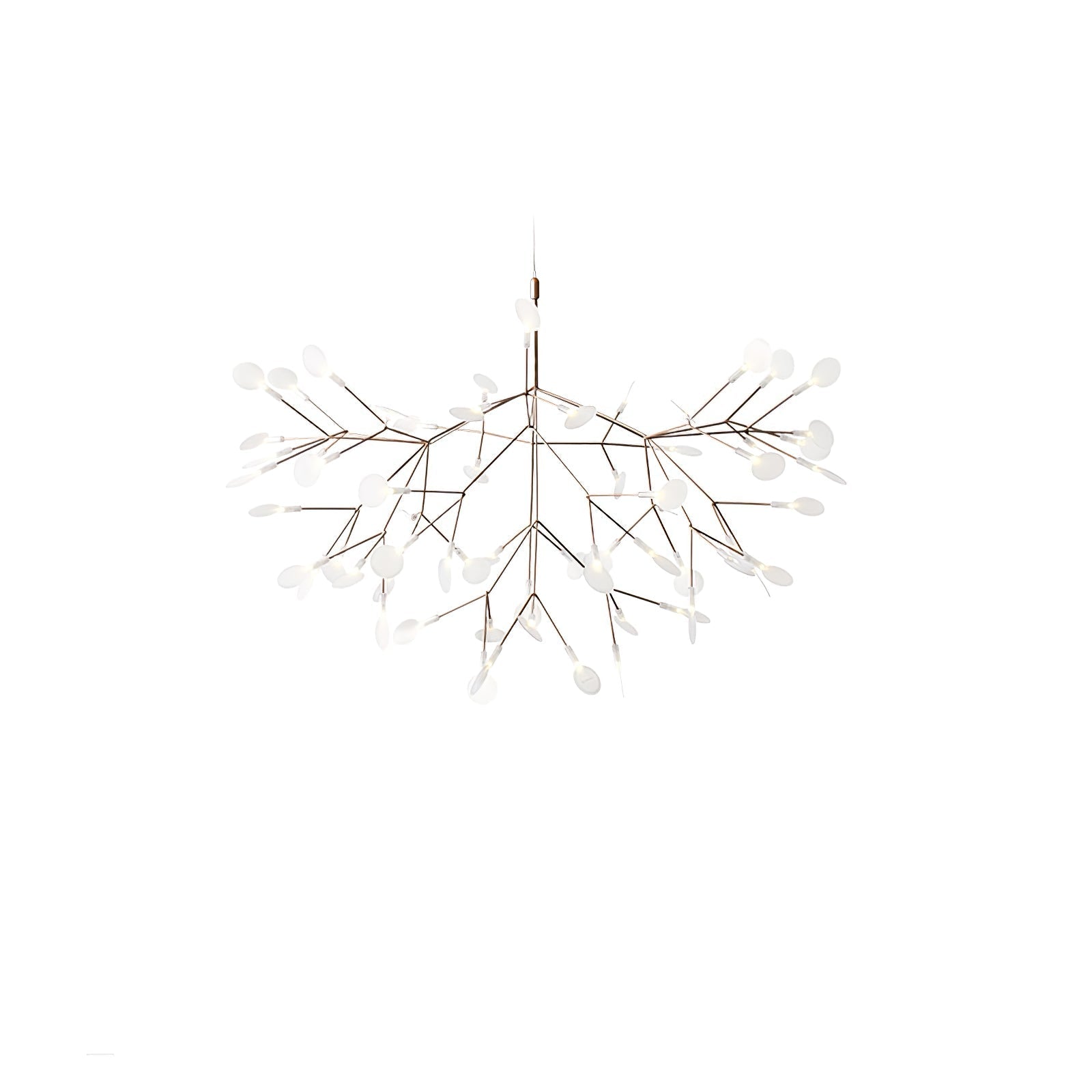 Lustra Chandelier Rose Gold Firefly LED Branch-Neutral Decor