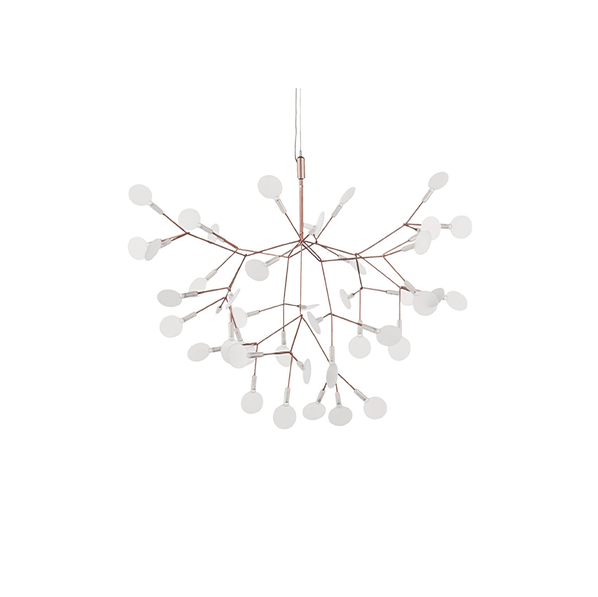 Lustra Chandelier Rose Gold Firefly LED Branch-Neutral Decor
