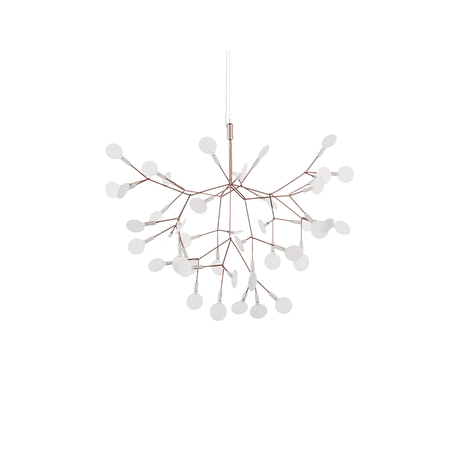 Lustra Chandelier Rose Gold Firefly LED Branch-Neutral Decor