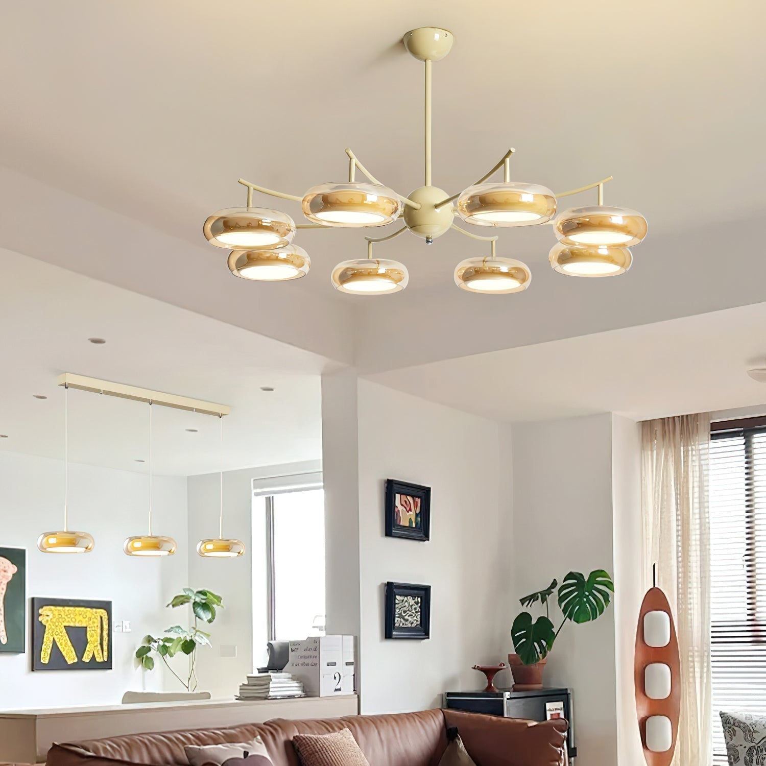 Bun Chandelier