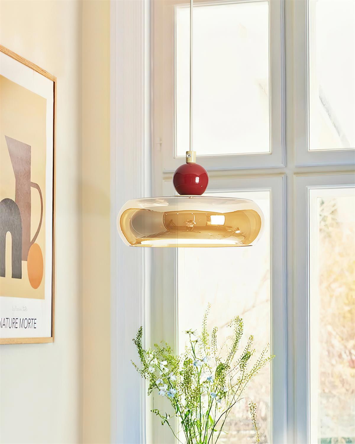 Jojo Pendant Lamp Amber*Red