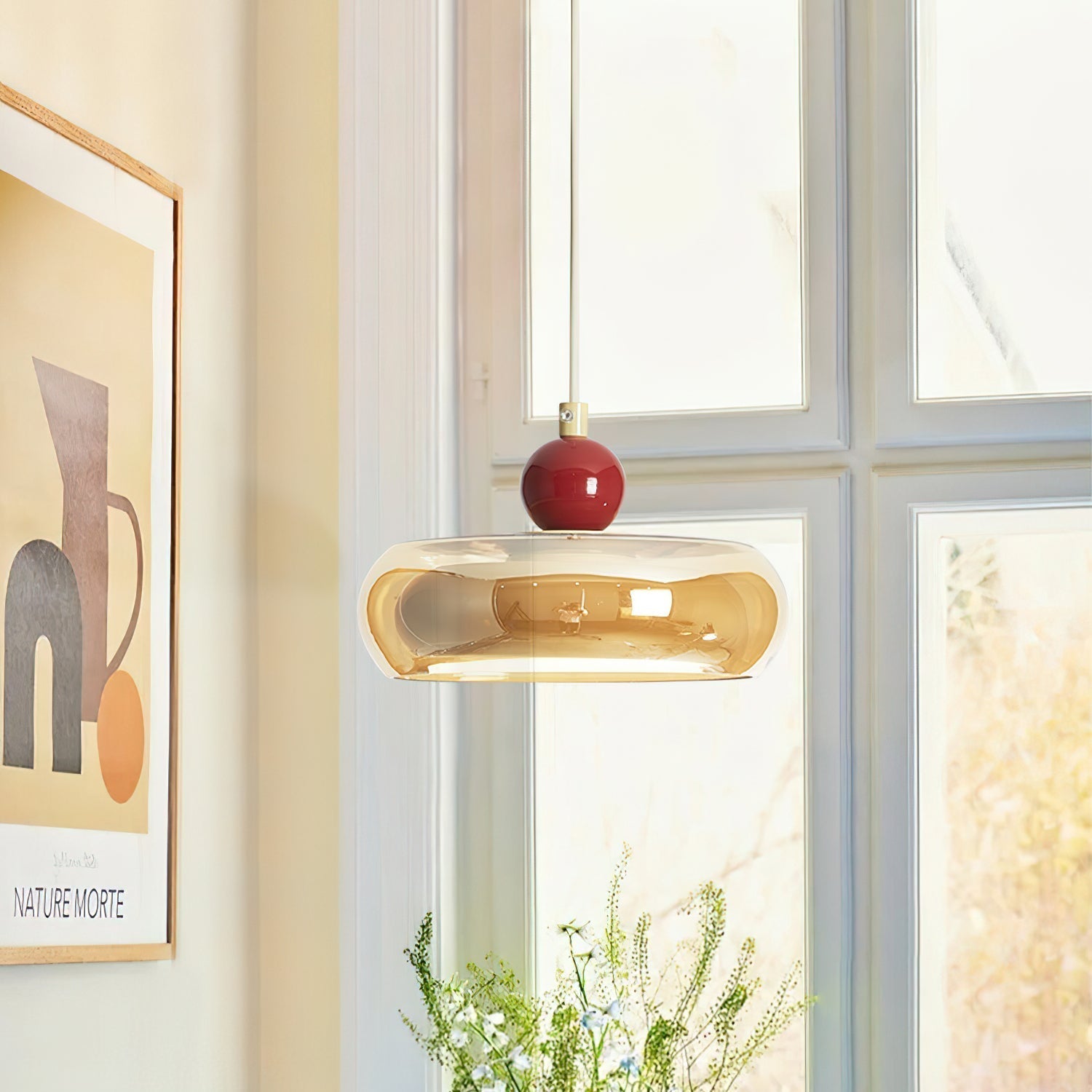 Jojo Pendant Lamp Amber*Red