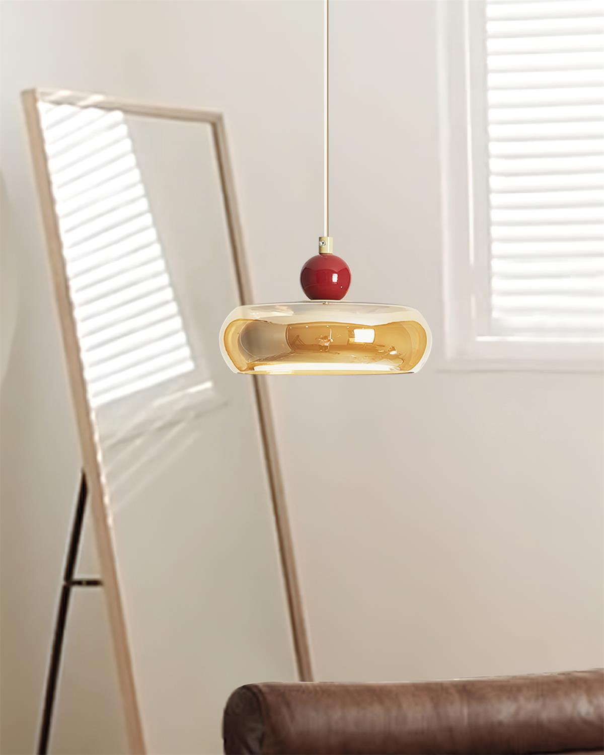 Jojo Pendant Lamp Amber*Red