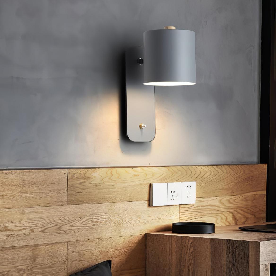 Lustra Wall Lamp Rotatable Cylinder-Neutral Decor