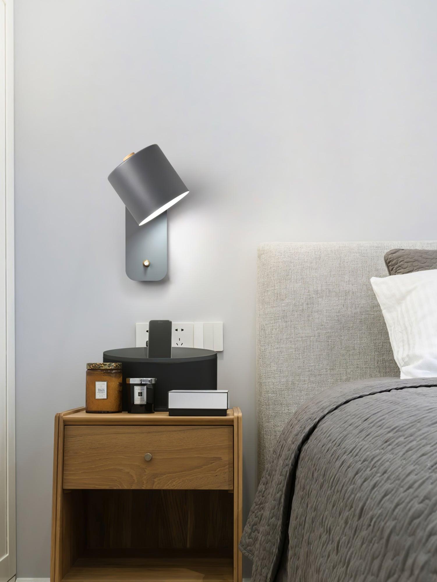 Lustra Wall Lamp Rotatable Cylinder-Neutral Decor