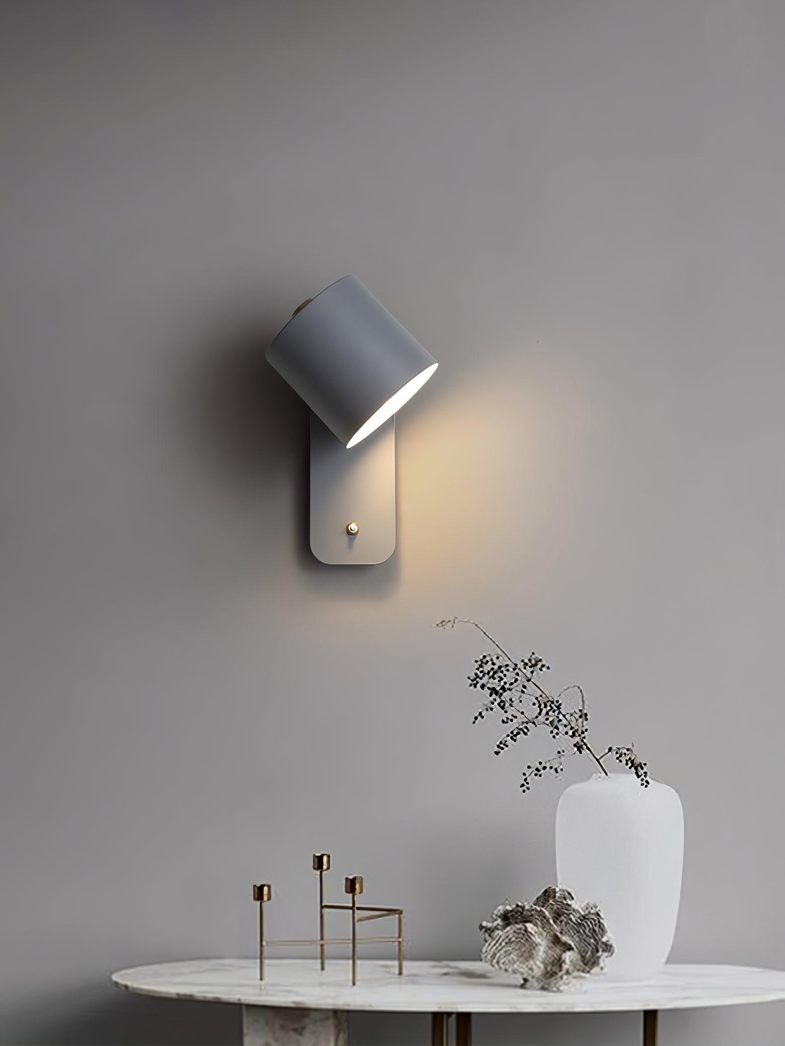 Lustra Wall Lamp Rotatable Cylinder-Neutral Decor