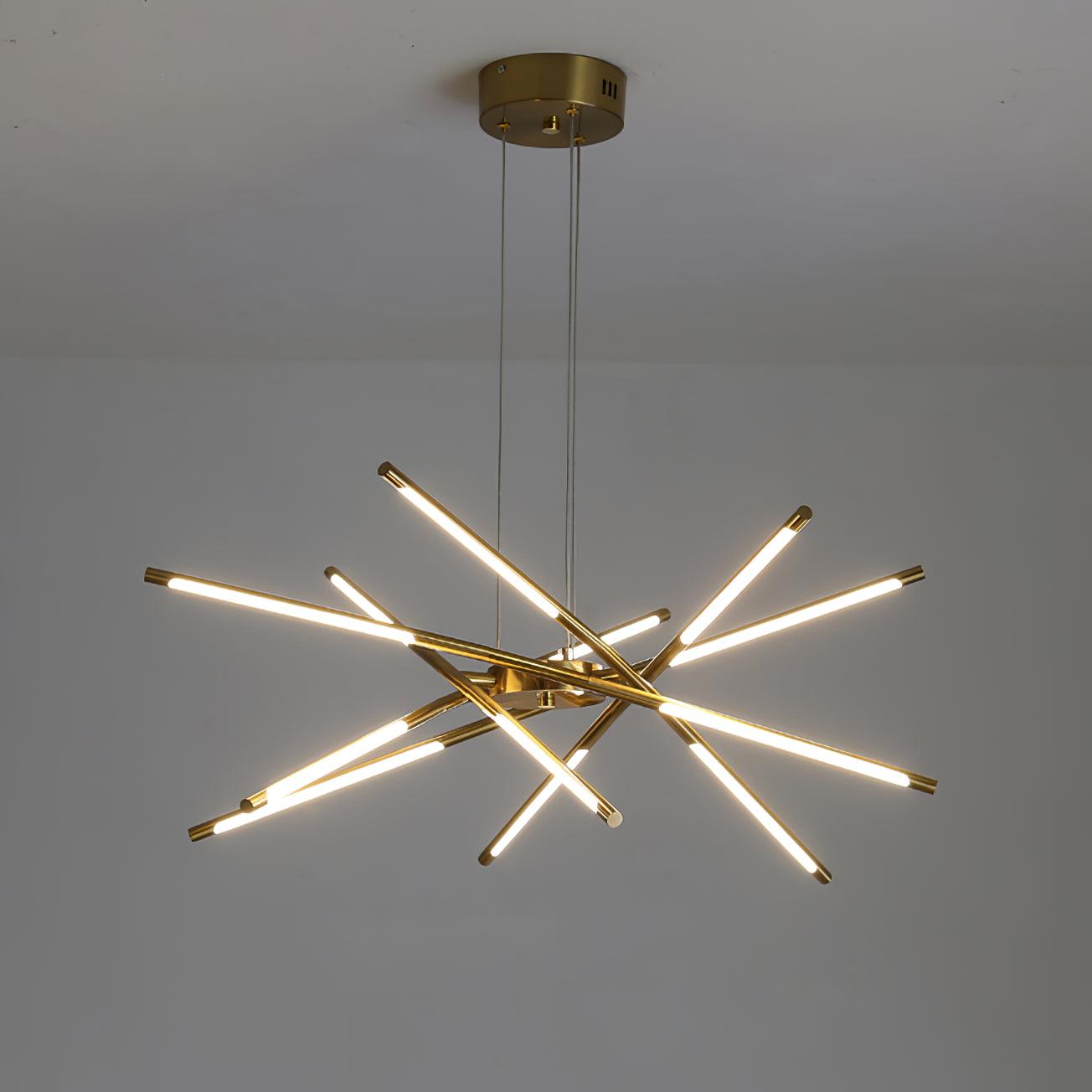Lustra Chandelier Rotatable LED Modern-Neutral Decor