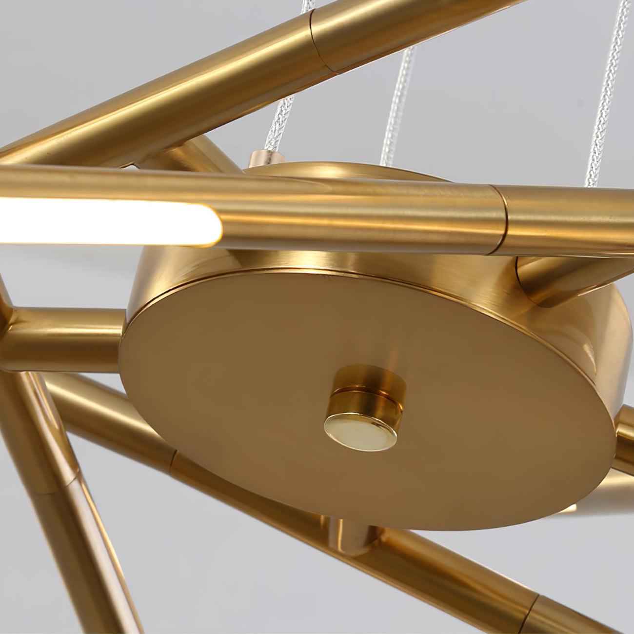 Lustra Chandelier Rotatable LED Modern-Neutral Decor