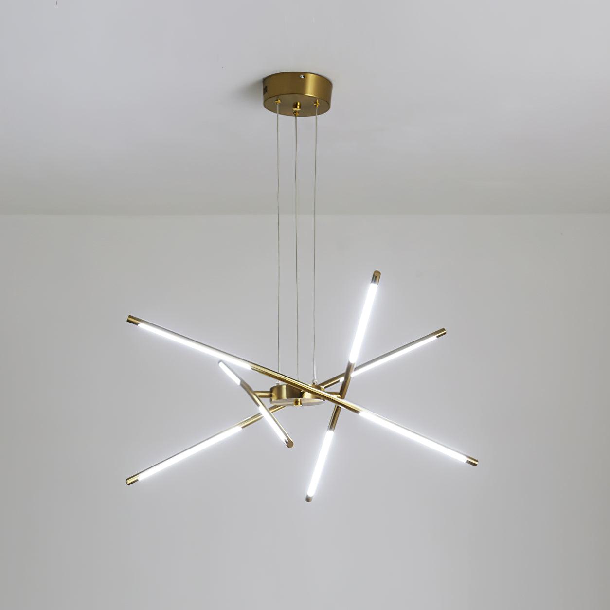 Lustra Chandelier Rotatable LED Modern-Neutral Decor