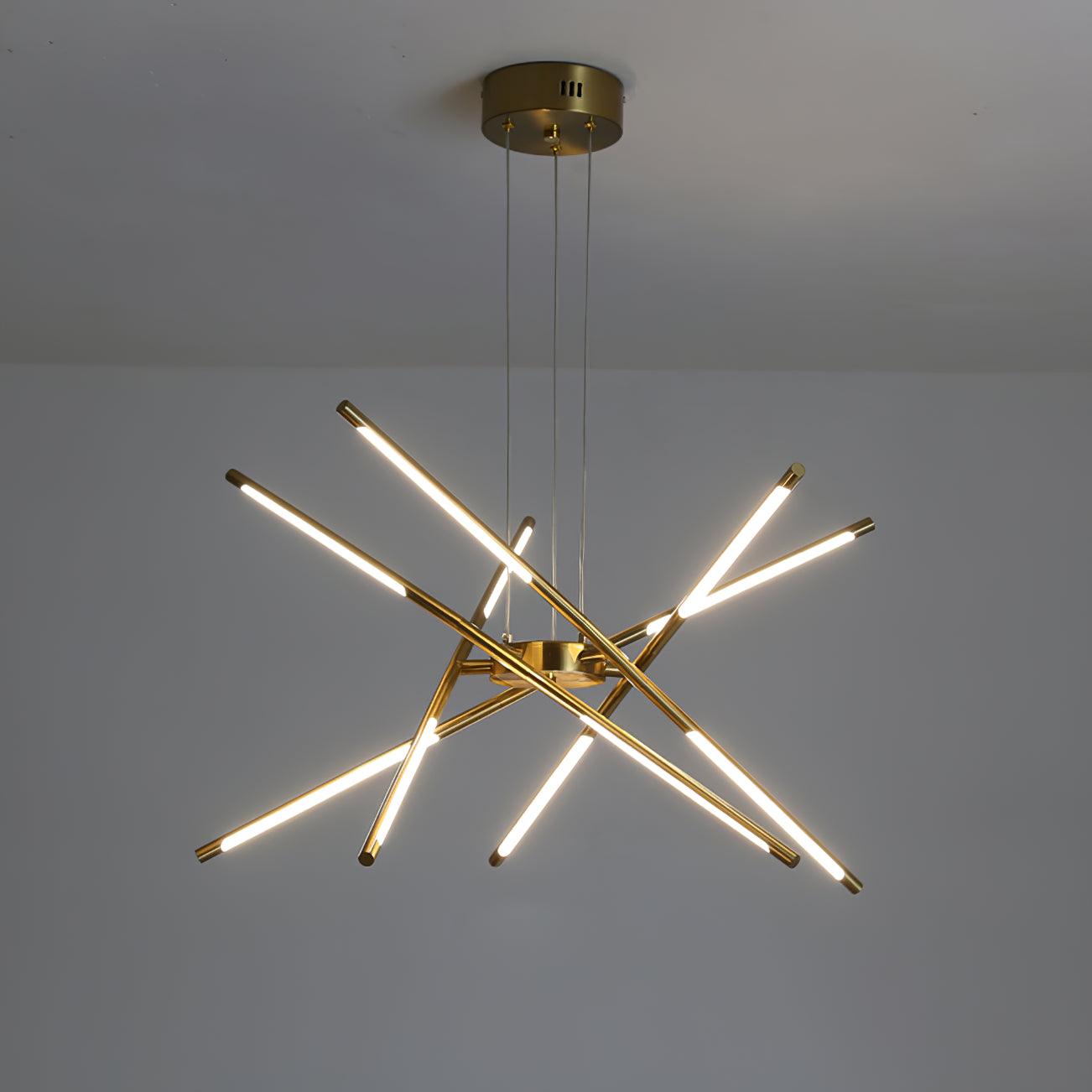 Lustra Chandelier Rotatable LED Modern-Neutral Decor