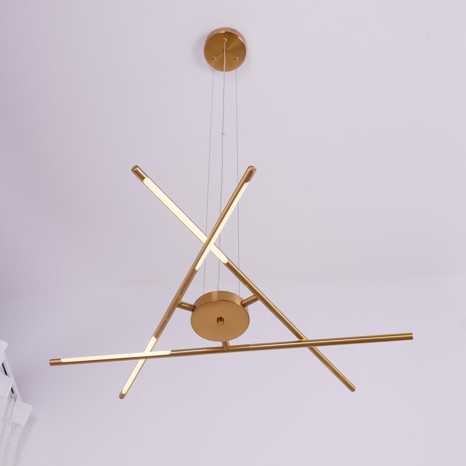 Lustra Chandelier Rotatable LED Modern-Neutral Decor