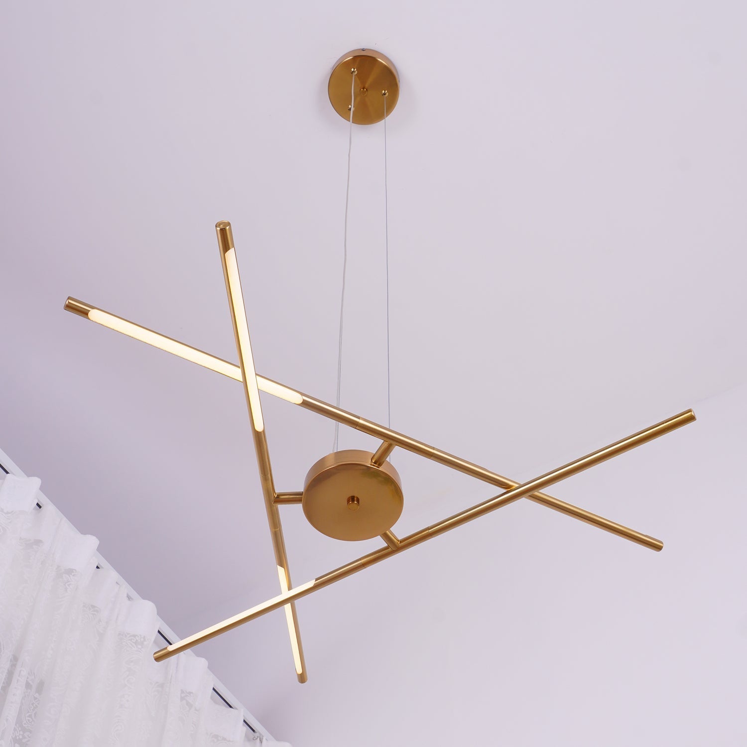 Lustra Chandelier Rotatable LED Modern-Neutral Decor