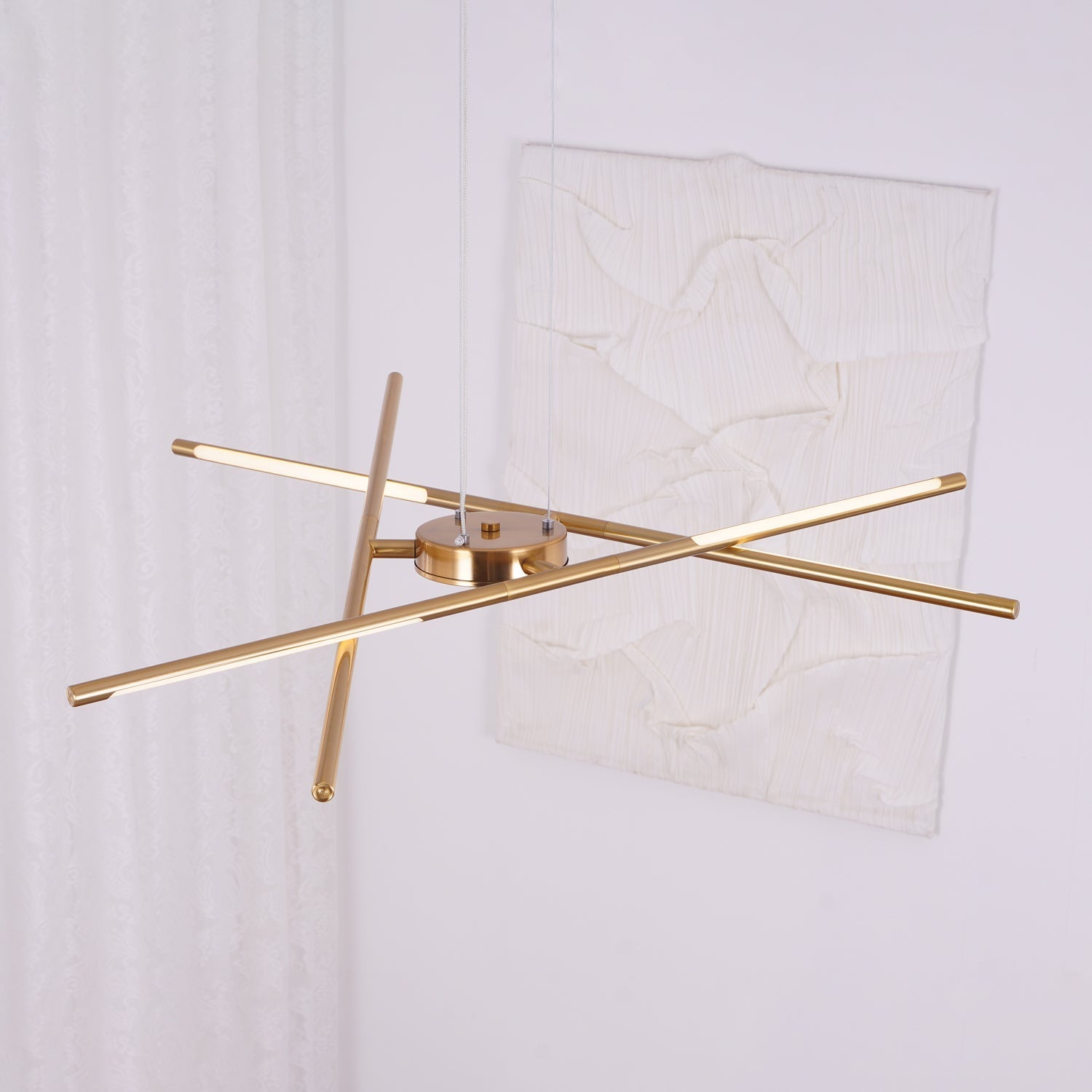 Lustra Chandelier Rotatable LED Modern-Neutral Decor